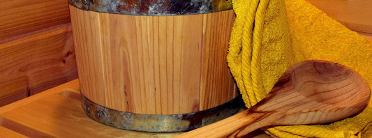 Essential Sauna Accessories: Ladles and Buckets