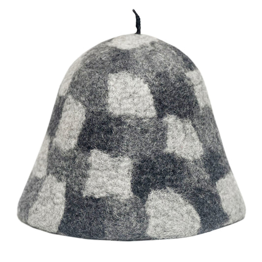 Premium Felt Sauna Hat - Charcoal